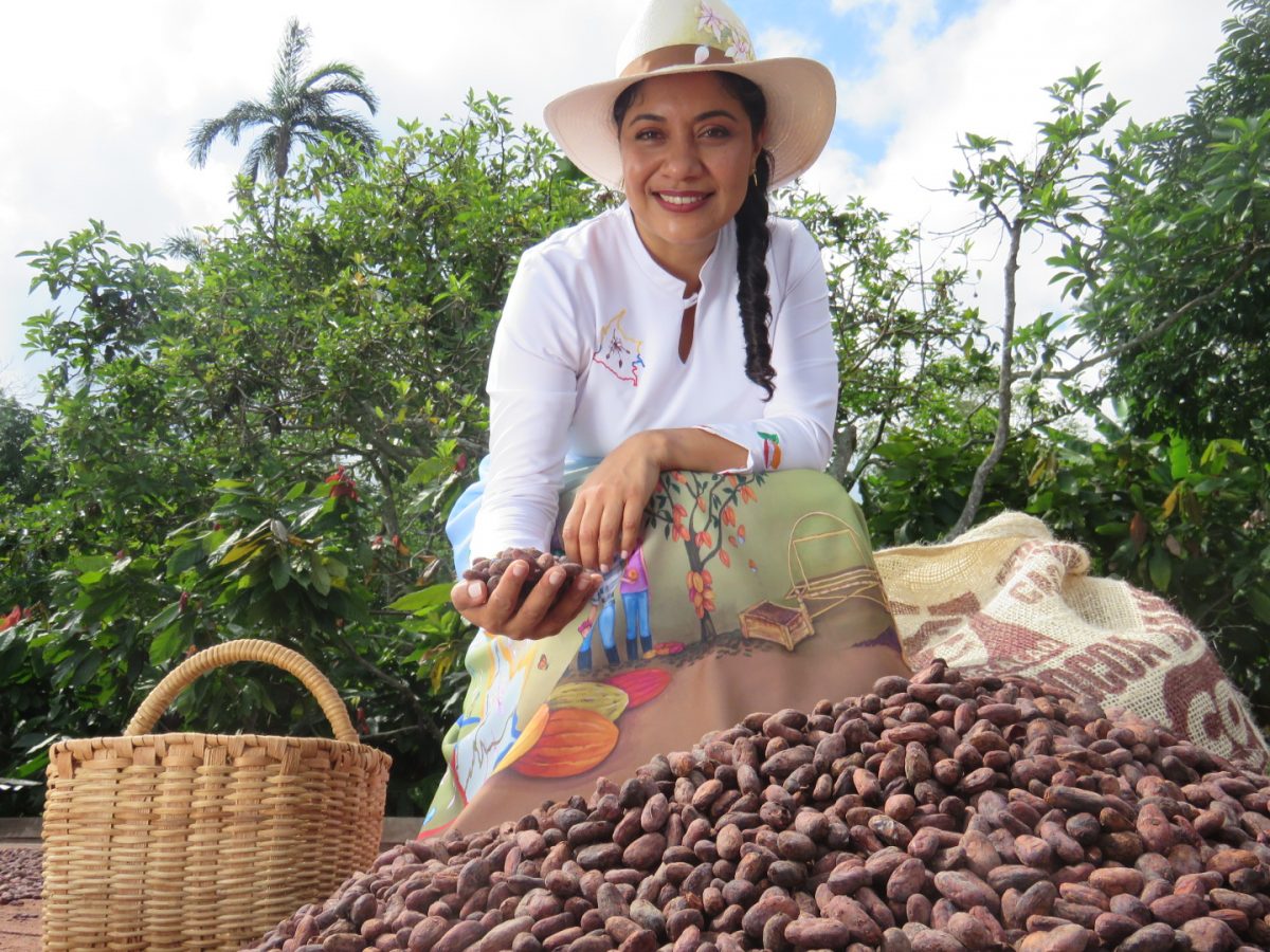 María del Campo es reconocida como la imagen de la cacaocultura colombiana